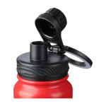 Edelstahlflasche 800 ml doppelwandig mit Handyhalter-Deckel erstes Detailbild