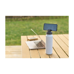 Edelstahlflasche 800 ml doppelwandig mit Handyhalter-Deckel