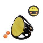 Ballfangspiel mit 2 Haltern und 4 Bällen farbe schwarz Ansicht mit Druckbereich