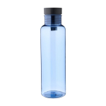 RPET-Flasche mit Bambusdetail und Trageriemen am Deckel, 750 ml farbe ultramarinblau erste Ansicht