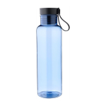 RPET-Flasche mit Bambusdetail und Trageriemen am Deckel, 750 ml vierte Ansicht