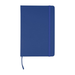 Notizbuch A5 liniert Hardcover aus rPET, abgestimmtes Design farbe blau erste Ansicht