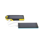 Externe Solarbatterie mit seitlicher Taschenlampe, 4.000 mAh dritte Ansicht