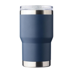 Edelstahlbecher 350 ml recycelt mit Keramikbeschichtung farbe blau erste Ansicht