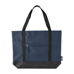 Wasserabweisende Umhängetasche mit Frontfach farbe blau erste Ansicht