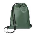 Wasserabweisender Turnbeutel mit Fronttasche dritte Ansicht