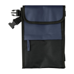 Kühltasche aus Polyester und wasserabweisendem PU mit 3 Fächern farbe blau erste Ansicht