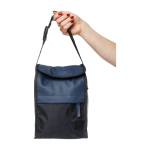 Kühltasche aus Polyester und wasserabweisendem PU mit 3 Fächern farbe blau zweite Ansicht