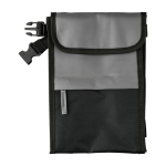 Kühltasche aus Polyester und wasserabweisendem PU mit 3 Fächern farbe grau erste Ansicht