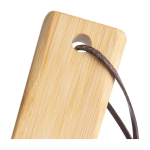 Pizzabrett aus Bambus mit Schneidehilfen, Pizzaschneider und Spatel erstes Detailbild