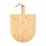 Pizzabrett aus Bambus mit Schneidehilfen, Pizzaschneider und Spatel zweite Ansicht