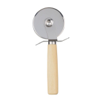 Pizzabrett aus Bambus mit Schneidehilfen, Pizzaschneider und Spatel fünfte Ansicht