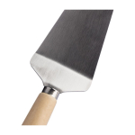 Pizzabrett aus Bambus mit Schneidehilfen, Pizzaschneider und Spatel siebte Ansicht