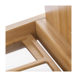 Set mit 4 Käsemessern aus Edelstahl mit Holzgriffen siebte Ansicht