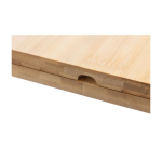 Set mit 4 Käsemessern aus Edelstahl mit Holzgriffen achte Ansicht