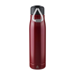 Auslaufsichere Edelstahlflasche mit Kordelgriff, 500 ml farbe rot erste Ansicht