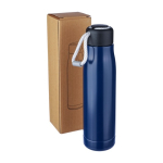 Auslaufsichere Edelstahlflasche mit Kordelgriff, 500 ml erstes Detailbild
