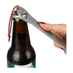 Grillreiniger aus Edelstahl mit integriertem Flaschenöffner vierte Ansicht