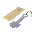 Grillreiniger aus Edelstahl mit integriertem Flaschenöffner siebte Ansicht