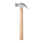 Hammer mit Griff aus Buchenholz und Kopf aus Stahl farbe braun erste Ansicht