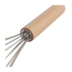 Schneebesen aus Edelstahl mit Holzgriff zur Personalisierung fünfte Ansicht