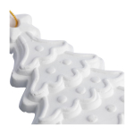 Weihnachtsbaum aus Gips zum Bemalen, inklusive 3 Acrylfarben dritte Ansicht