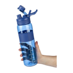 Kunststoffflasche mit doppelter Trinkoption im Deckel, 900 ml sechste Ansicht