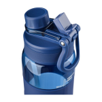 Kunststoffflasche mit doppelter Trinkoption im Deckel, 900 ml achte Ansicht