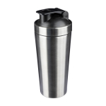 Shaker aus recyceltem Edelstahl mit Metallmischkugel, 750 ml farbe silber erste Ansicht