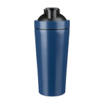 Shaker aus recyceltem Edelstahl mit Metallmischkugel, 750 ml farbe ultramarinblau erste Ansicht