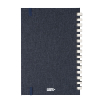 A5-Notizbuch rPET Spiralbindung mit Kartoncover, liniert dritte Ansicht