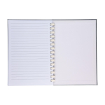 A5-Notizbuch rPET Spiralbindung mit Kartoncover, liniert sechste Ansicht