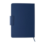 A5-Notizbuch rPU liniert & Kugelschreiber blaue Tinte dritte Ansicht