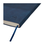 A5-Notizbuch mit Samteffekt im oberen Bereich, linierte Seiten sechste Ansicht