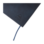 A5-Notizbuch mit Samteffekt im oberen Bereich, linierte Seiten achte Ansicht