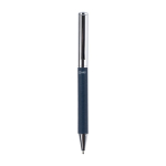 Rollerball Messing & rPET, drehbar, personalisierbar, blau farbe blau erste Ansicht