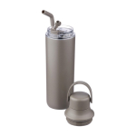 Trinkflasche aus Edelstahl mit zwei verschiedenen Verschlüssen, 500 ml erste Ansicht