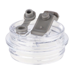 Trinkflasche aus Edelstahl mit zwei verschiedenen Verschlüssen, 500 ml erstes Detailbild