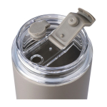 Trinkflasche aus Edelstahl mit zwei verschiedenen Verschlüssen, 500 ml