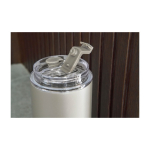 Trinkflasche aus Edelstahl mit zwei verschiedenen Verschlüssen, 500 ml