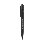 Kulli aus recyceltem Aluminium mit innovativem Clip und blauer Tinte farbe schwarz Ansicht mit Logo 3
