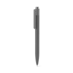 Kulli aus recyceltem Aluminium mit innovativem Clip und blauer Tinte farbe hellgrau