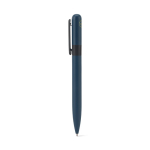 Kulli aus recyceltem Metall mit Clip und rundem Design schwarze Tinte farbe blau dritte Ansicht