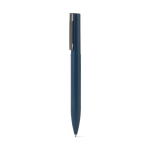 Eleganter Kulli aus 60% recyceltem Metall mit Clip farbe blau