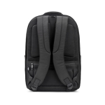 Diebstahlsicherer Rucksack aus Köper, wasserabweisend, 17” Laptopfach farbe schwarz dritte Ansicht