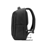 Diebstahlsicherer Rucksack aus Köper, wasserabweisend, 17” Laptopfach farbe schwarz vierte Ansicht