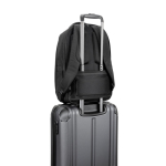 Diebstahlsicherer Rucksack aus Köper, wasserabweisend, 17” Laptopfach farbe schwarz sechste Ansicht