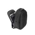 Diebstahlsicherer Rucksack aus Köper, wasserabweisend, 17” Laptopfach farbe schwarz siebte Ansicht