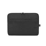 Laptop-Hülle aus hochdichtem recyceltem Polyester für 14” farbe dunkelgrau zweite Ansicht
