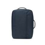 Kompakter Rucksack aus recyceltem Polyester mit Trolleygriff 15,6” farbe blau zweite Ansicht